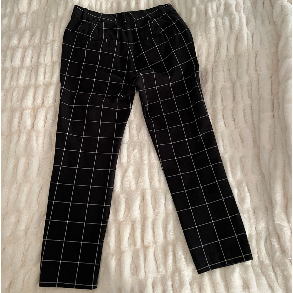 Gap black and white dress pants women’s size 6 - Picture 1 of 6